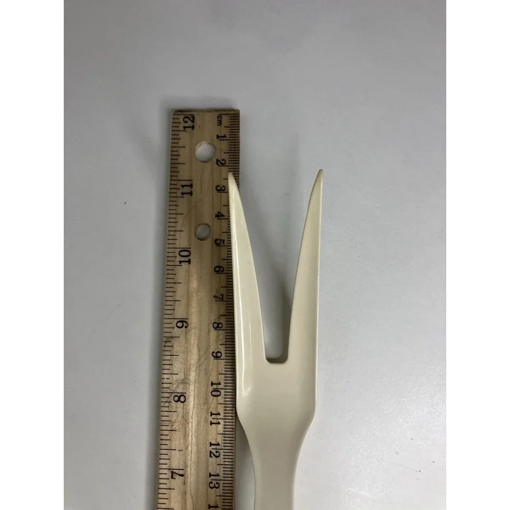 Tailor Made Products SERVING FORK UTENSIL WHITE Plastic Nylon 11 